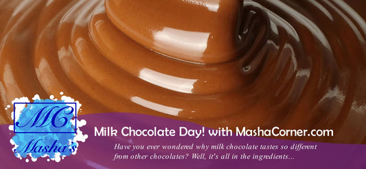 National Milk Chocolate Day with MashasCorner.com
