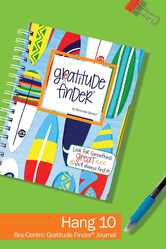 Gratitude Journal with Stickers | Primary Colors