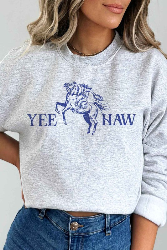 YEE HAW WESTERN COUNTRY GRAPHIC SWEATSHIRT