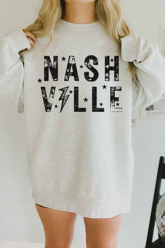NASHVILLE TENNESSEE OVERSIZED SWEATSHIRT