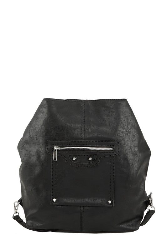 Classic Pu Leather Backpack