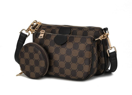 MKF Evanna Women's 3 pcs Crossbody Bag by Mia K