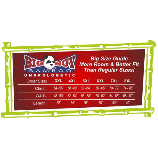 MashasCorner.com BIG MEN'S CREW NECK BAMBOO SHORT-SLEEVE T-SHIRTS Color: Multiple Available in 3XL, 4XL, 5XL, 6XL, 7XL & 8XL Unique fabric blend of organic cotton (30 percent) and viscose from organic bamboo (70 percent). Our bamboo T shirts for men are simple to care for: machine wash on cold setting and hang dry (if a dryer is a must, use low heat setting). From our 3XL T-shirts to our 8XL T-shirts, the fit is extremely comfortable.