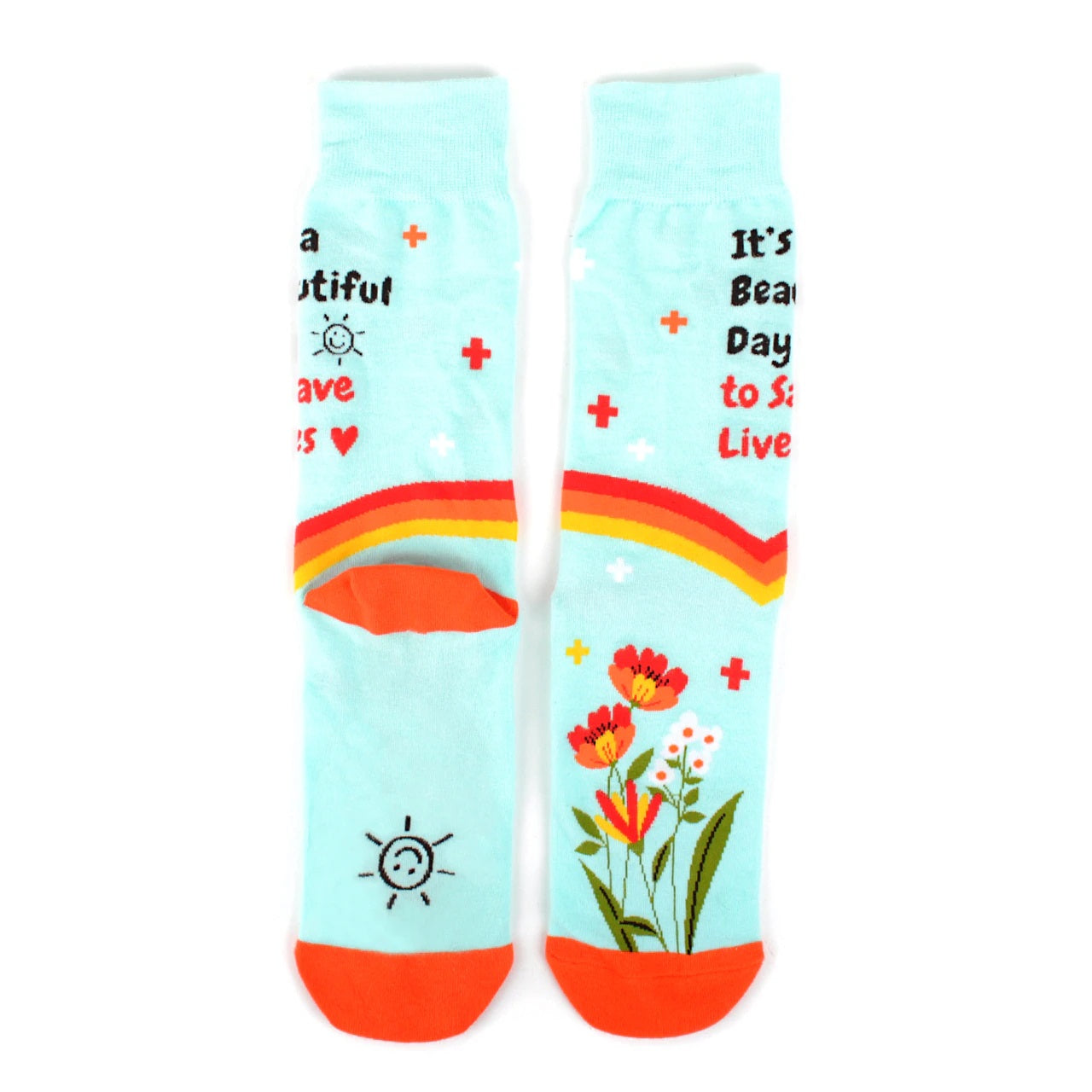 Health Care Heroes -Save Lives- Ultra Premium Socks - MCNVSX2007-BL