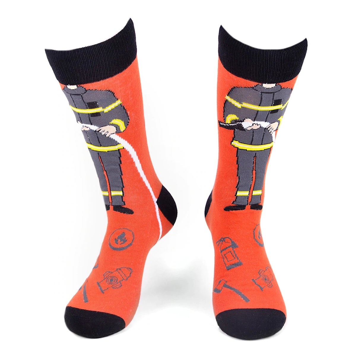 MashasCorner.com Men's Fire Fighter Novelty Socks - MC-NVS19577-RU