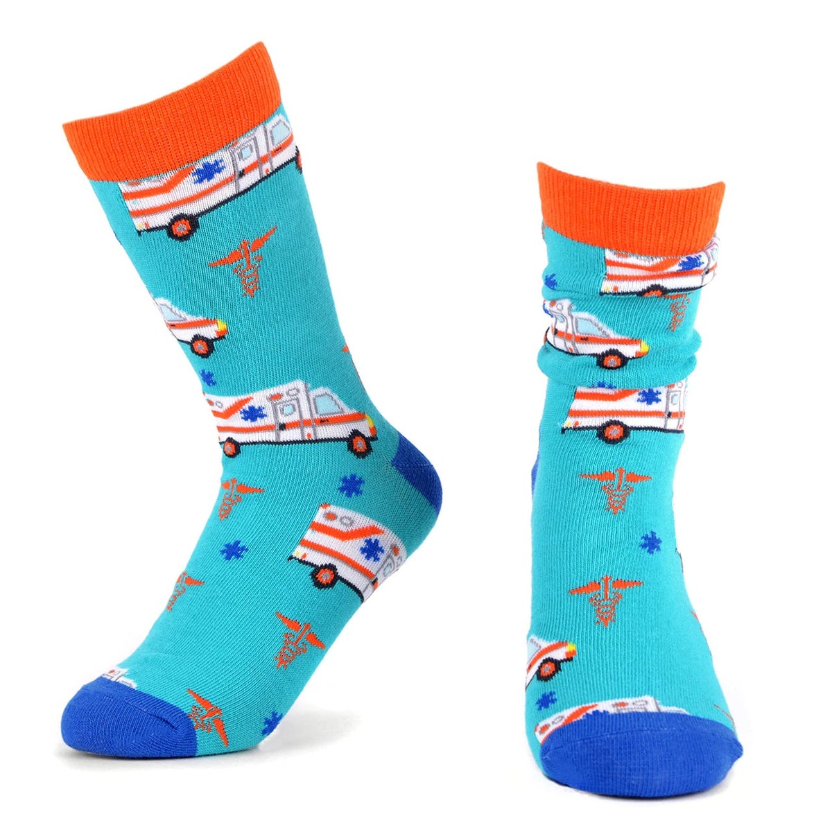MashasCorner.com Men's Ambulance Novelty Socks - MC-LNVS19527-TQ