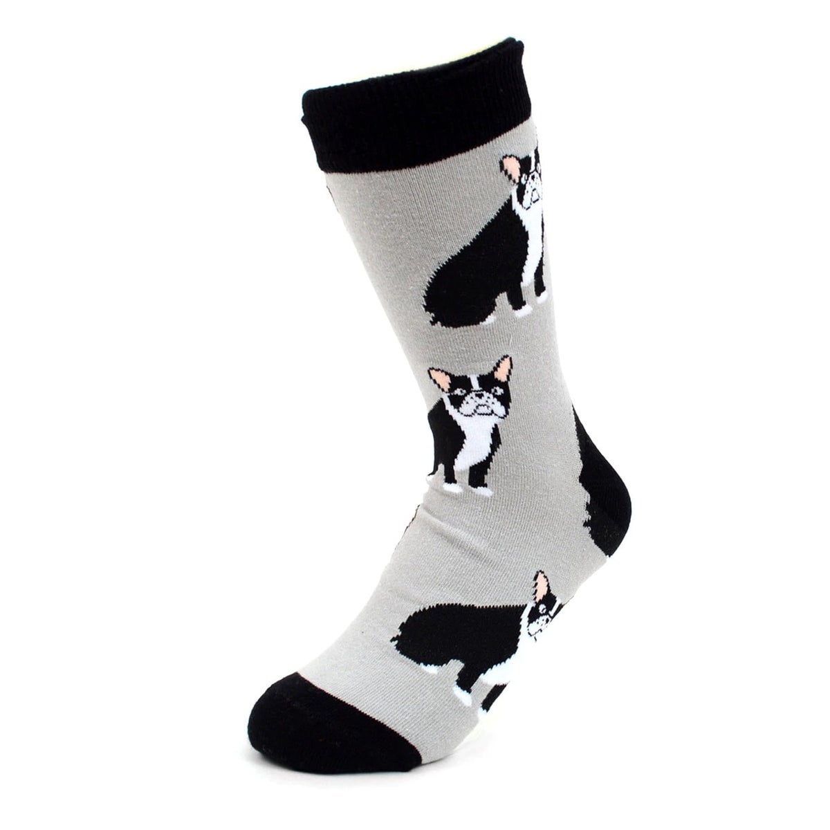 MashasCorner.com Women's French Bulldog Novelty Socks Gray - MCLNVS1910