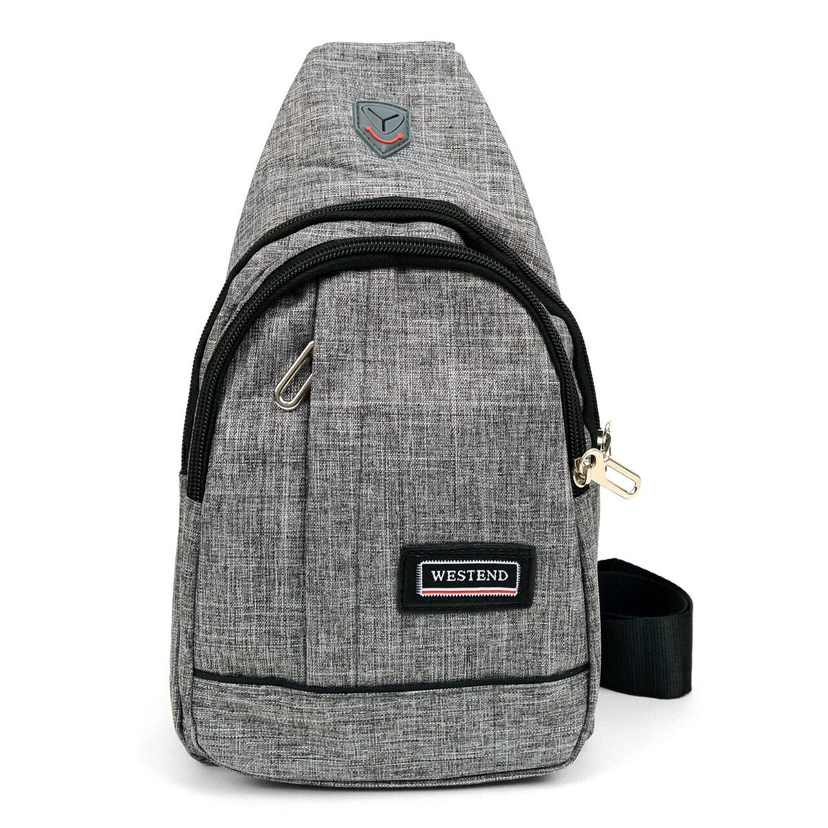 MashasCorner.com Gray Polyester Crossbody Sling Bag Backpack - FBG1826