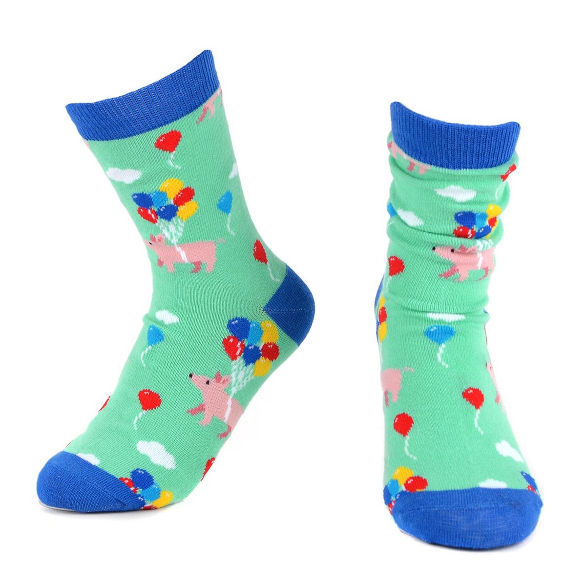 <p><strong>Women's Pig Novelty Socks Green</strong></p><p>Add some fun to your outfit with our Novelty Socks. These socks are perfect for when you have to maintain being a professional but still have that burning desire to be fun & silly! These socks are super soft & comfy.</p><ul><li>70% Cotton, 25% Polyester, 5% spandex</li><li>Sock size: 9-11</li><li>Shoe size: 4-10</li><li>Machine wash, tumble dry low</li><li>Imported</li></ul>