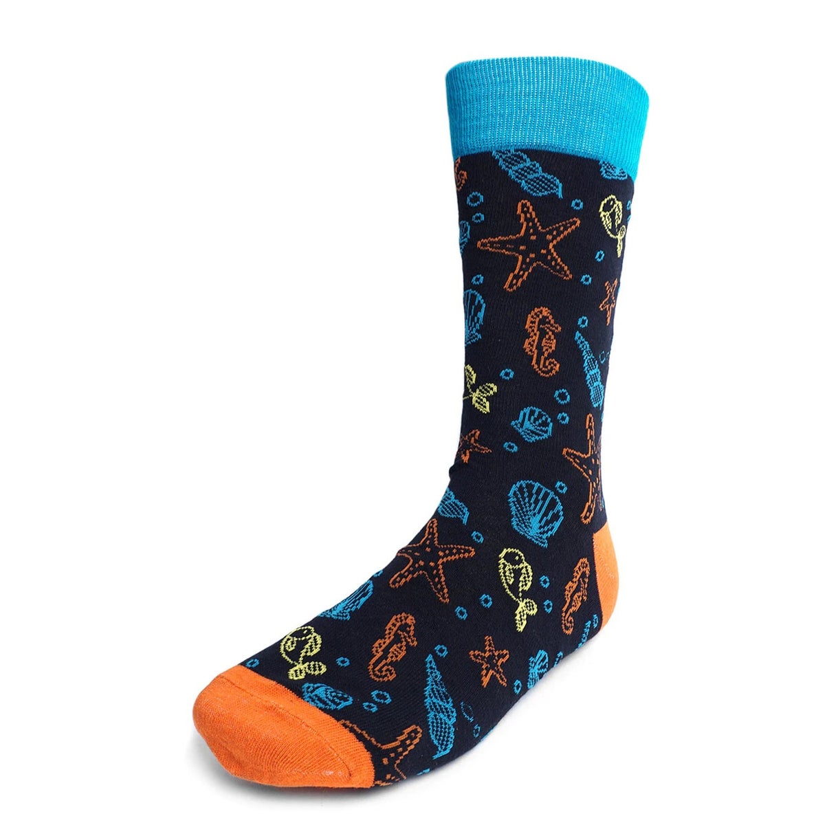 MashasCorner.com Men's Under the Sea Novelty Fun Socks - MCNVS19401-BK