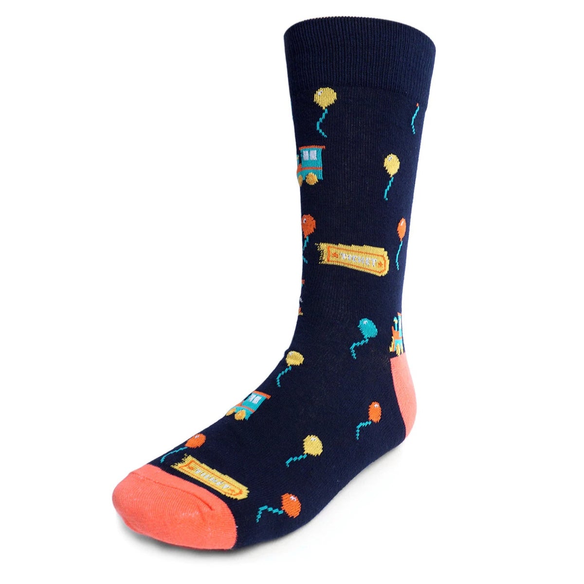 MashasCorner.com Men's Amusement Park Novelty Fun Socks - MCNVS19406-NV