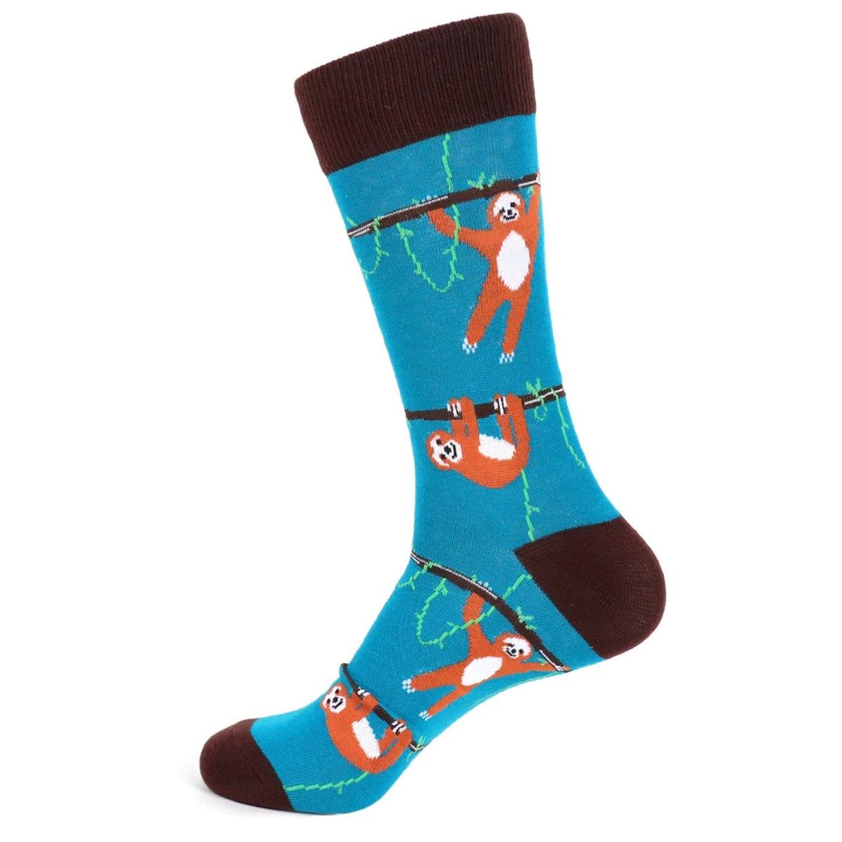 MashasCorner.com Men's Sloth Novelty Socks - MCVS19507-BR