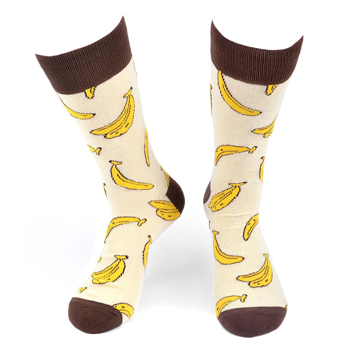 MashasCorner.com Men's Banana Novelty Socks - MCNVS19544-YW