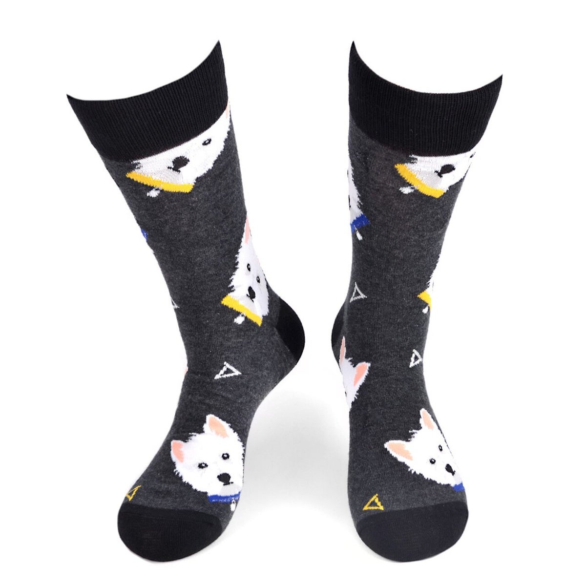 MashasCorner.com Men's Dog Novelty Socks - MCNVS19560-CHAR