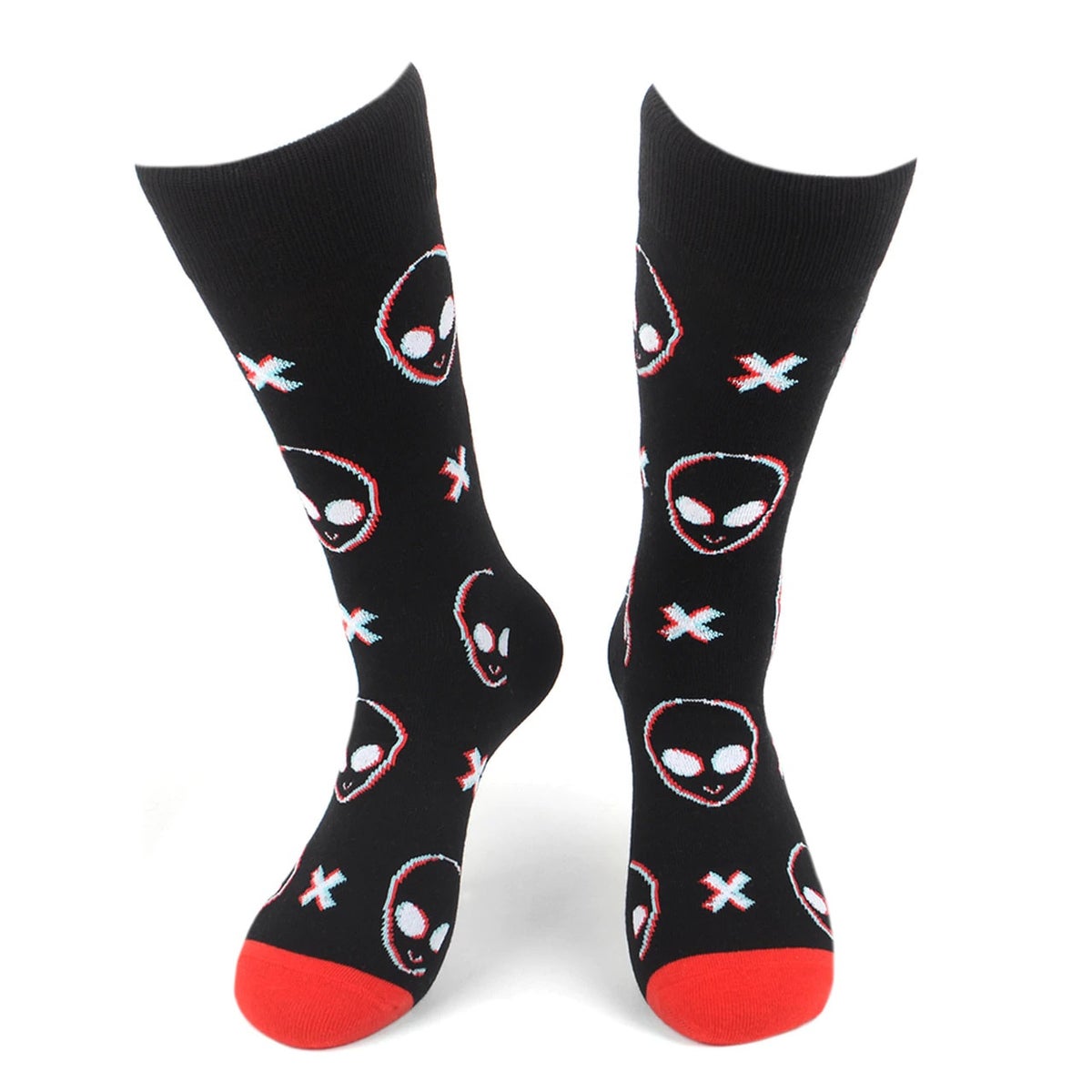 MashasCorner.com Men's Alien Novelty Socks - MCNVS19585-BK