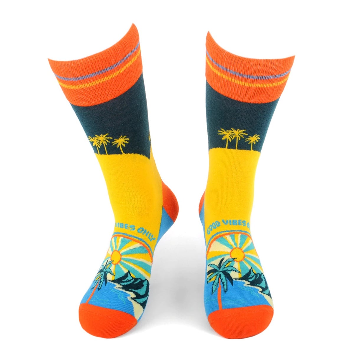 MashasCorner.com Men's "Good Vibes Only" Novelty Socks - MCNVS19586