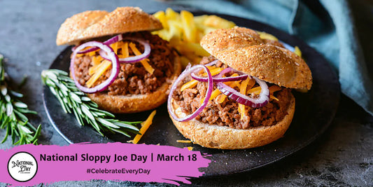 Celebrate 'Nation Sloppy Joe Day" with MashasCorner.com