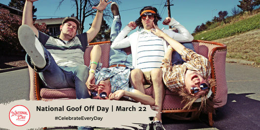 Celebrate "National Goof Off Day" with MashasCorner.com