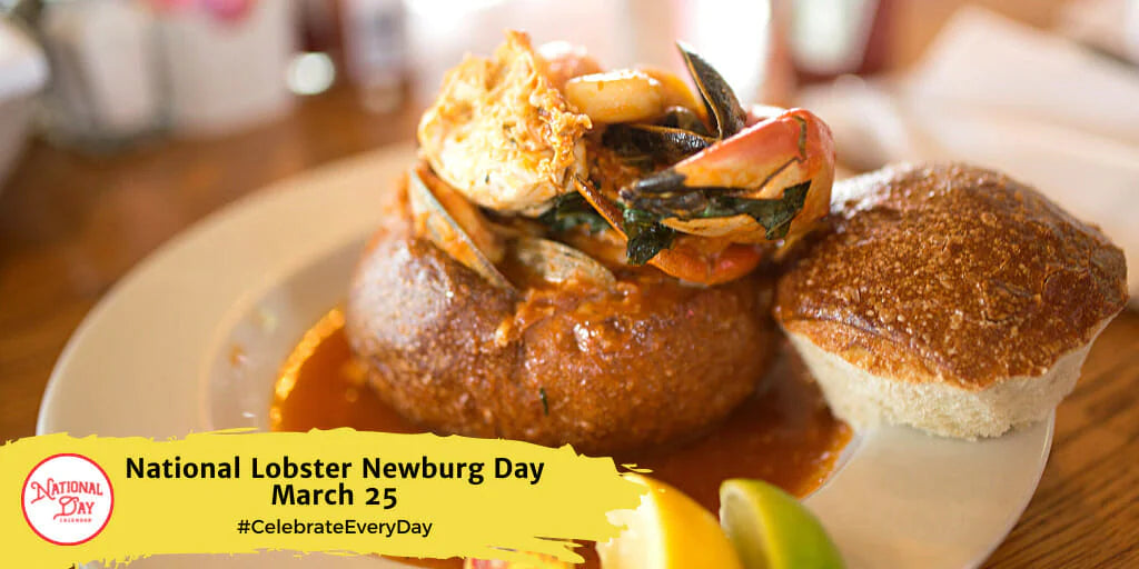 Join MashasCorner.com and Celebrate National Lobster Newburg Day  See more on our Blog @ https://mashascorner.com/blogs/mashas-blog  Ahoy, seafood lovers! National Lobster Newburg day is right around the corner on March 25th