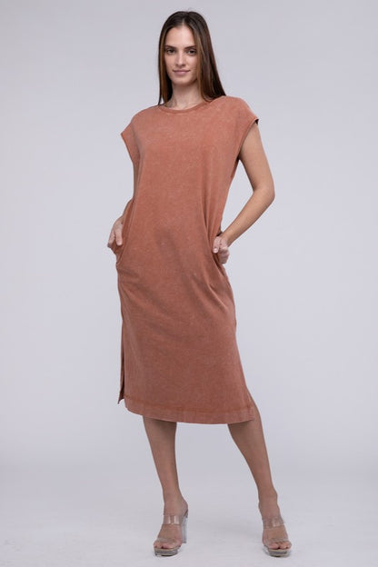 Casual Comfy Sleeveless Midi Dress