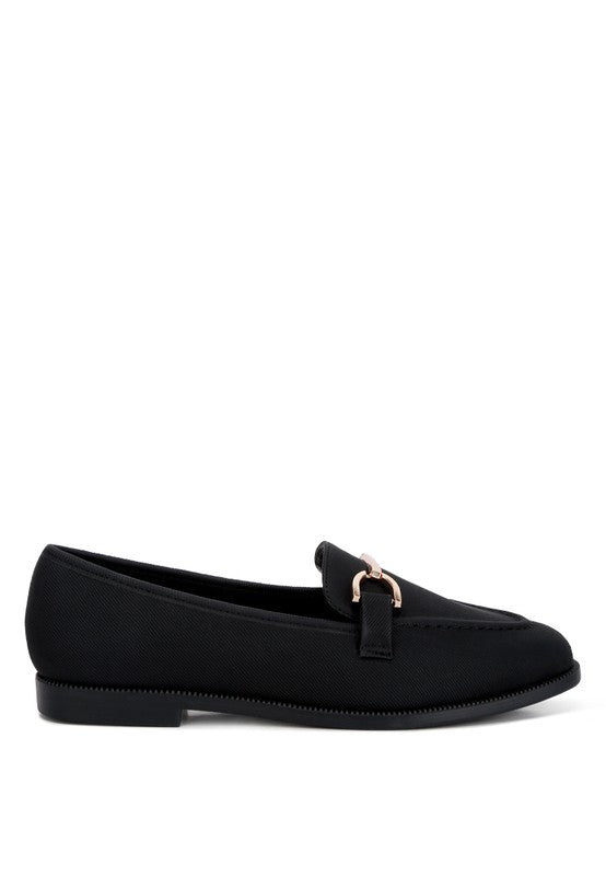 Fable Horsebit Embellished Flat Loafers