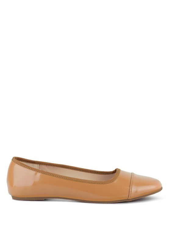 CAMELLA ROUND TOE BALLERINA FLAT SHOES