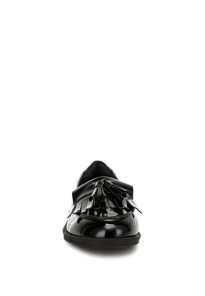 Blaneth Tassel Faux Leather Loafers