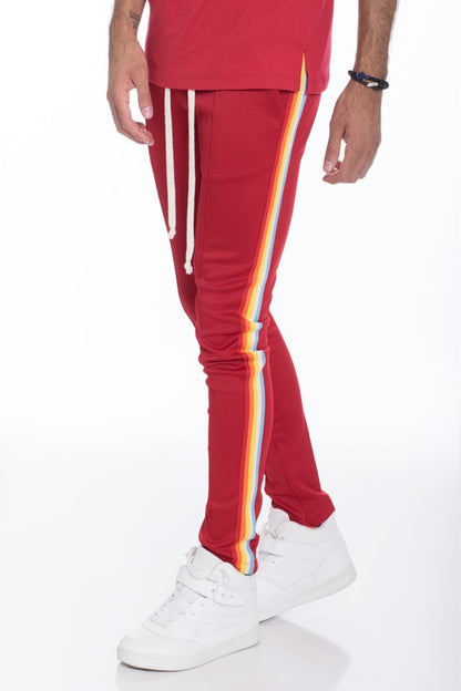 RAINBOW TAPE TRACK PANTS