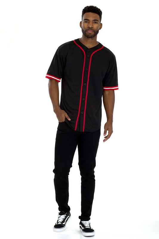 Unisex Active Sports Team Baseball Jersey