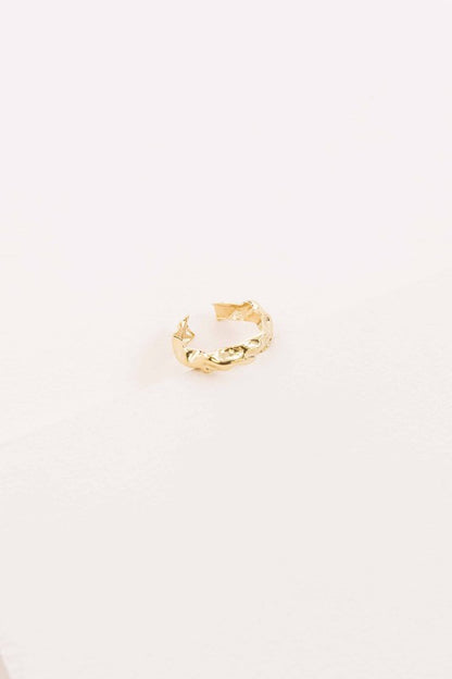 Gold Textured Ring