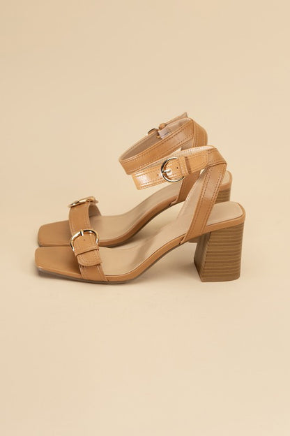 TREATY-S Buckle Sandal Heel