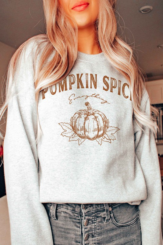 PUMPKIN SPICE EVERYTHING Graphic Sweatshirt