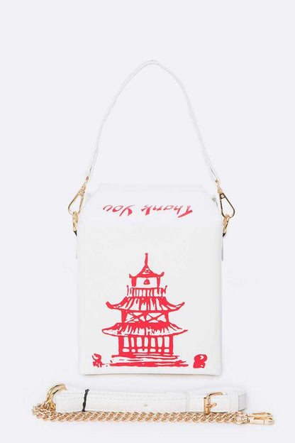 Chinese Take Out Box Fashion Clutch-