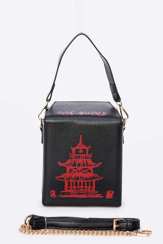 Chinese Take Out Box Fashion Clutch-