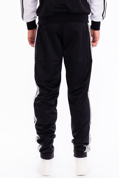 Weiv Mens Snake Side Tape Jogger Pants