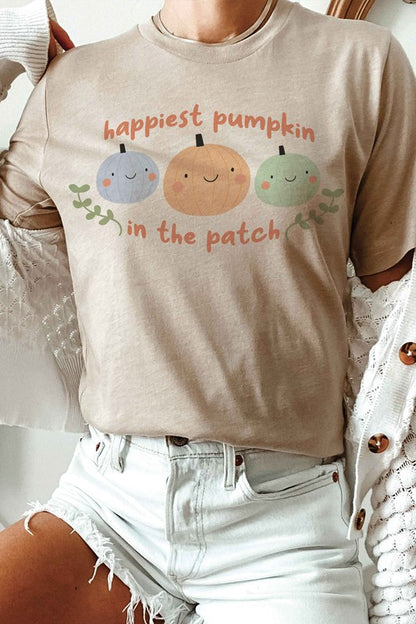 HAPPIEST PUMPKIN IN THE PATCH Graphic Tee