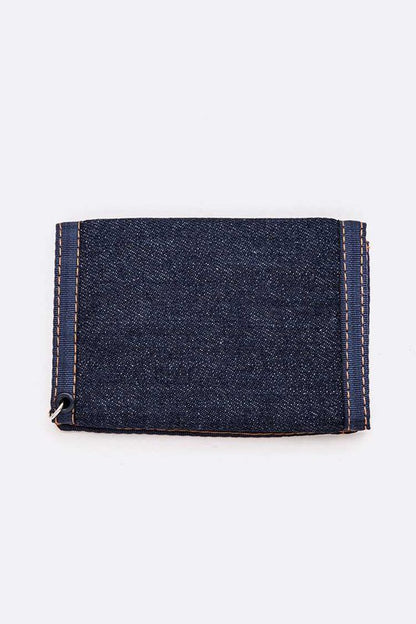 LOVE Earth Denim Tri-Fold Wallet