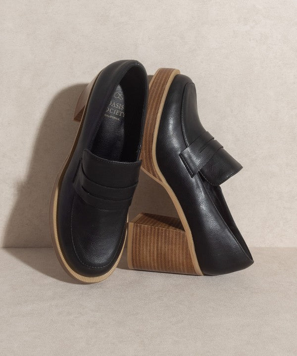 Oasis Society Hannah - Platform Penny Loafers