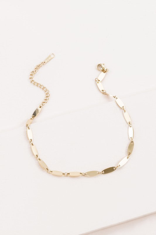 Oval Rolo Chain Anklet