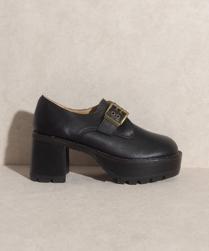 Oasis Society Sarah - Buckled Platform Loafers