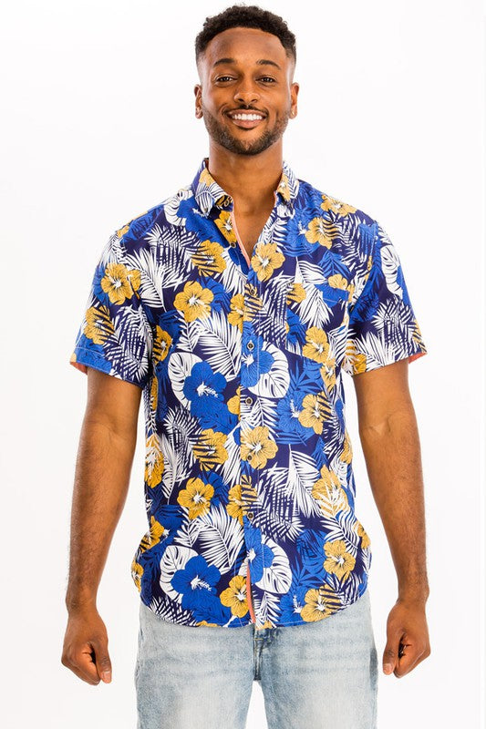 PRINT HAWAIIAN SHIRT