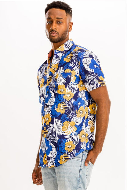 PRINT HAWAIIAN SHIRT