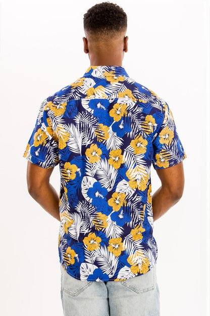 PRINT HAWAIIAN SHIRT