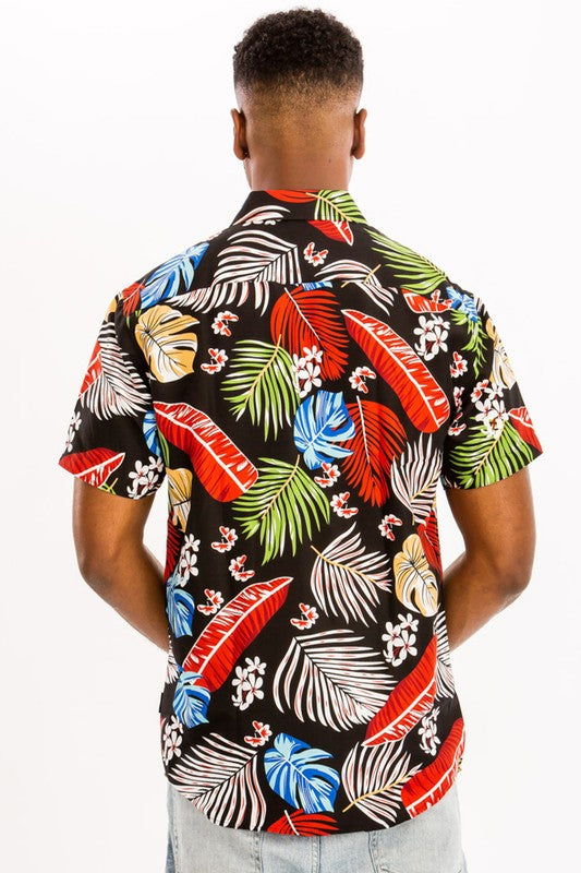 PRINT HAWAIIAN SHIRT