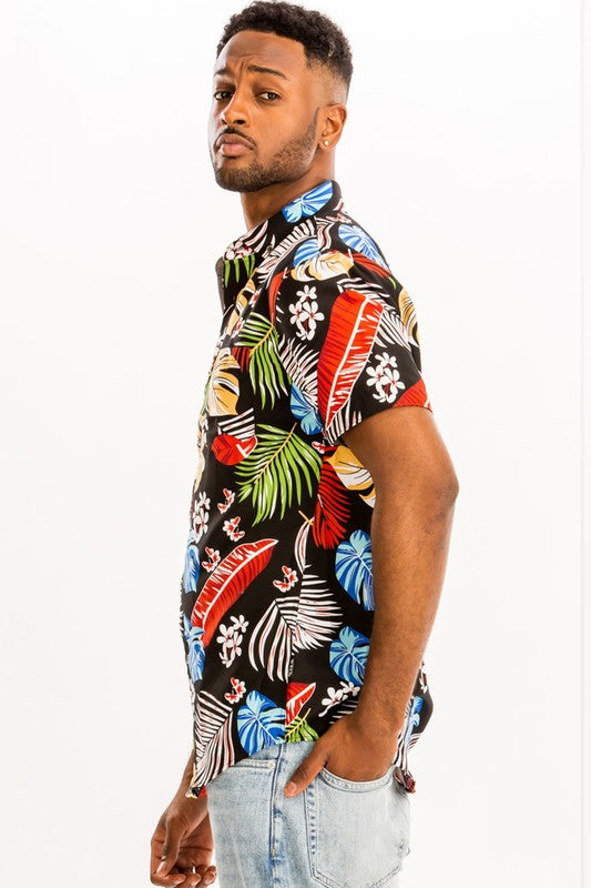 PRINT HAWAIIAN SHIRT