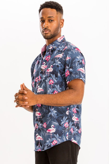 PRINT HAWAIIAN SHIRT