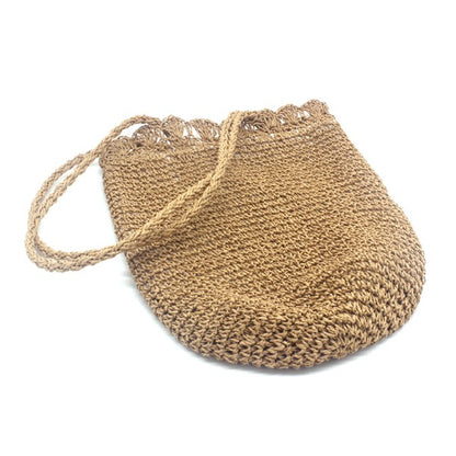 STRAW BEACH BAG