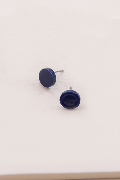 Porsha Circle Stud Earrings