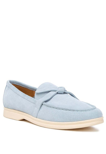 Nautica Suede Knot Detailed Loafers