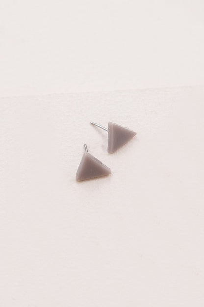 Porsha Triangle Stud Earrings